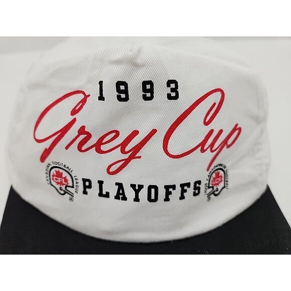 CFL 1993 Grey Cup Playoffs Snapback cap Canadian Football League hat 100% Cotton - Picture 5 of 9